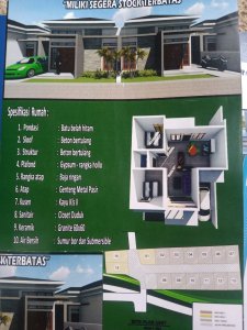 RUMAH DP MURAH, TANJUNG SENANG BANDAR LAMPUNG